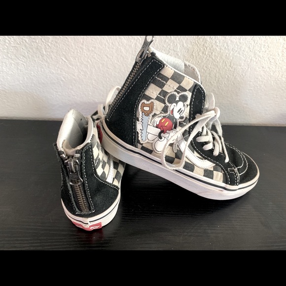 Vans Shoes Vans Disney Mickey 9th Annv Sk8hi Zip Poshmark